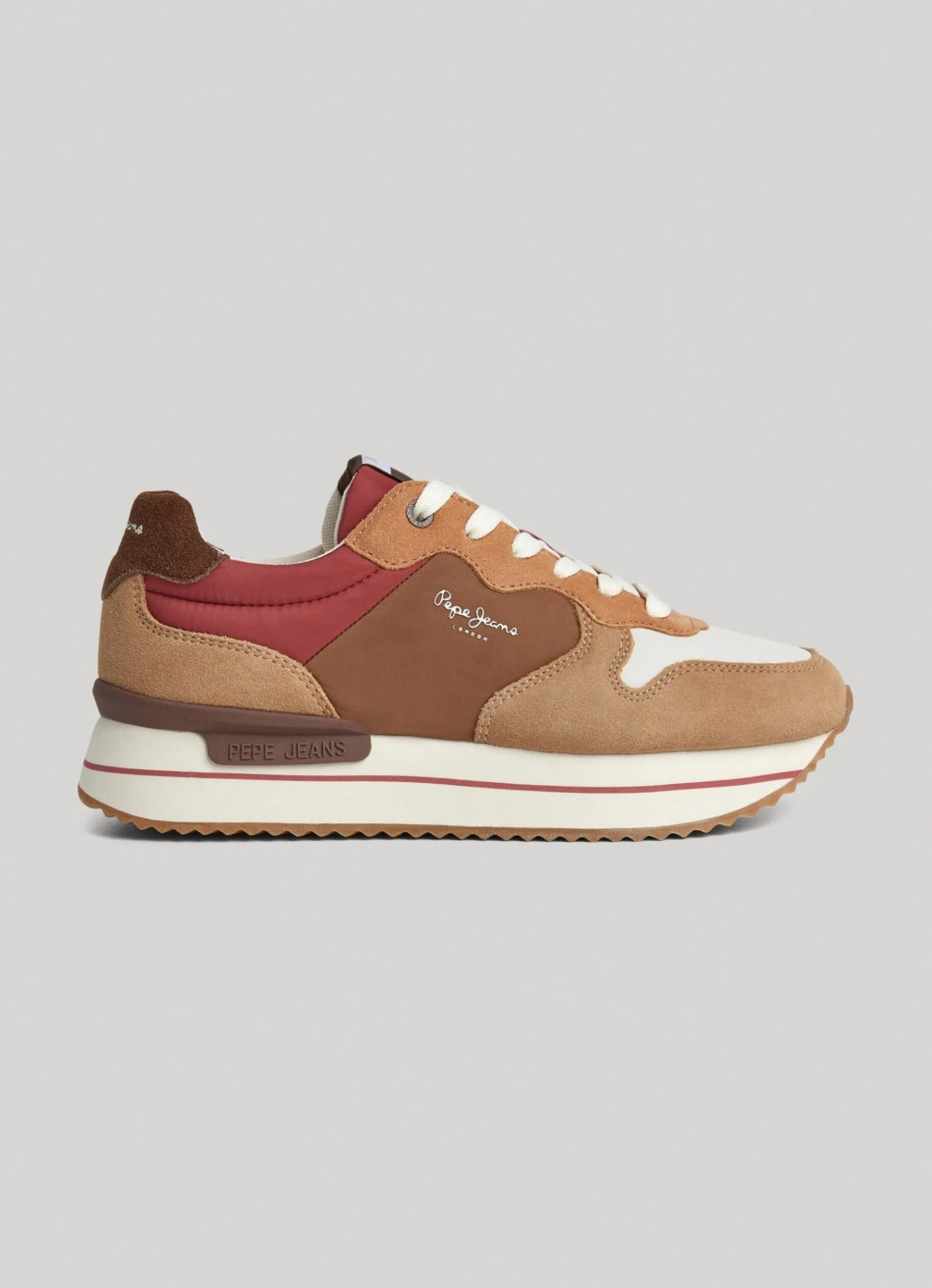 Women Pepe Jeans Rusper Queen Combined Trainers