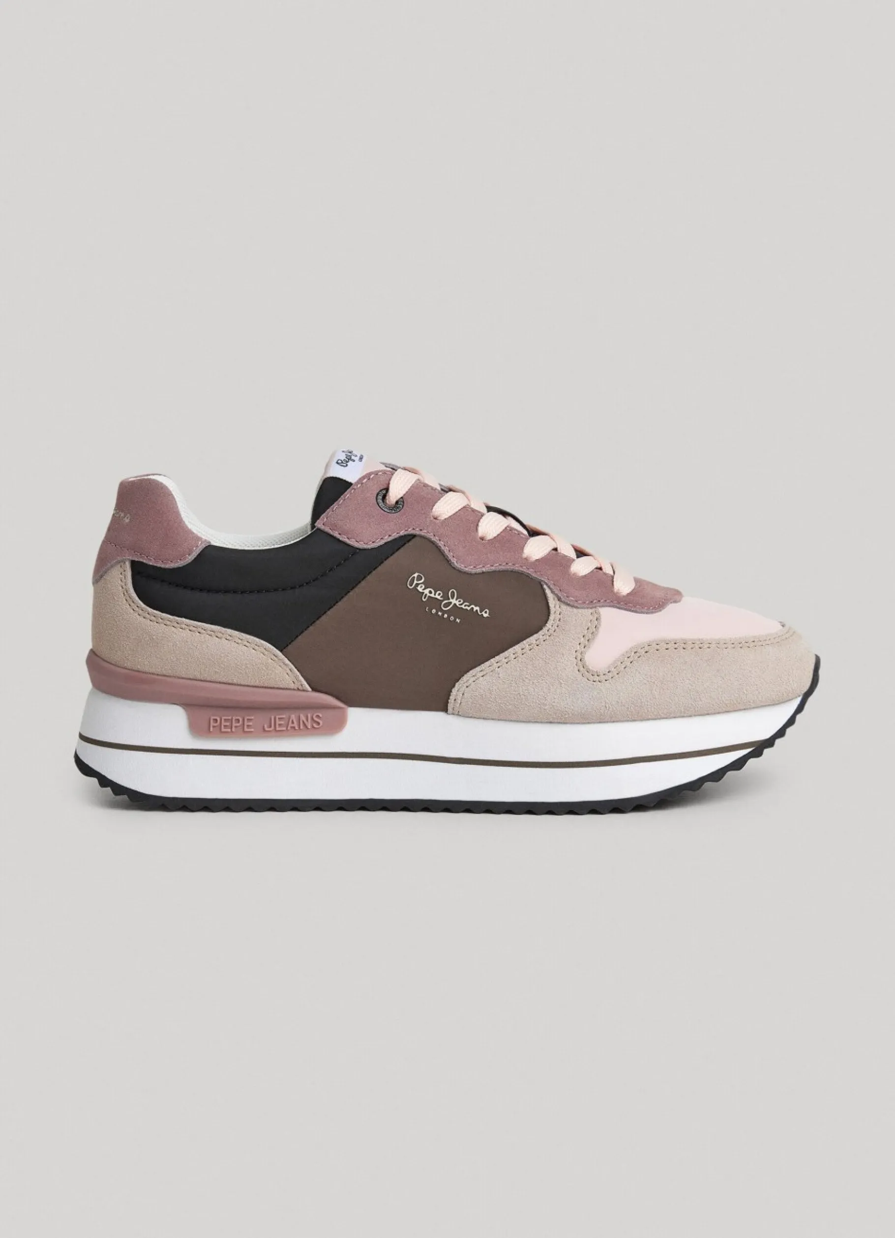Women Pepe Jeans Rusper Queen Combined Trainers