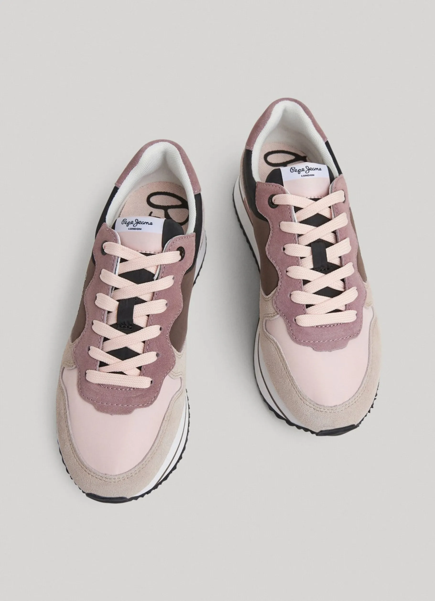 Women Pepe Jeans Rusper Queen Combined Trainers