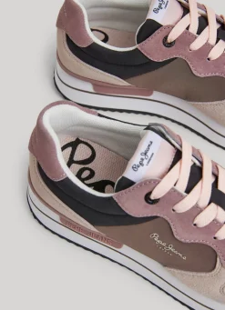 Women Pepe Jeans Rusper Queen Combined Trainers