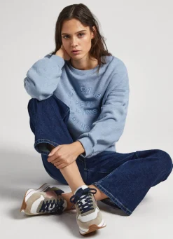 Women Pepe Jeans Rusper Queen Combined Trainers