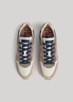 Women Pepe Jeans Rusper Queen Combined Trainers