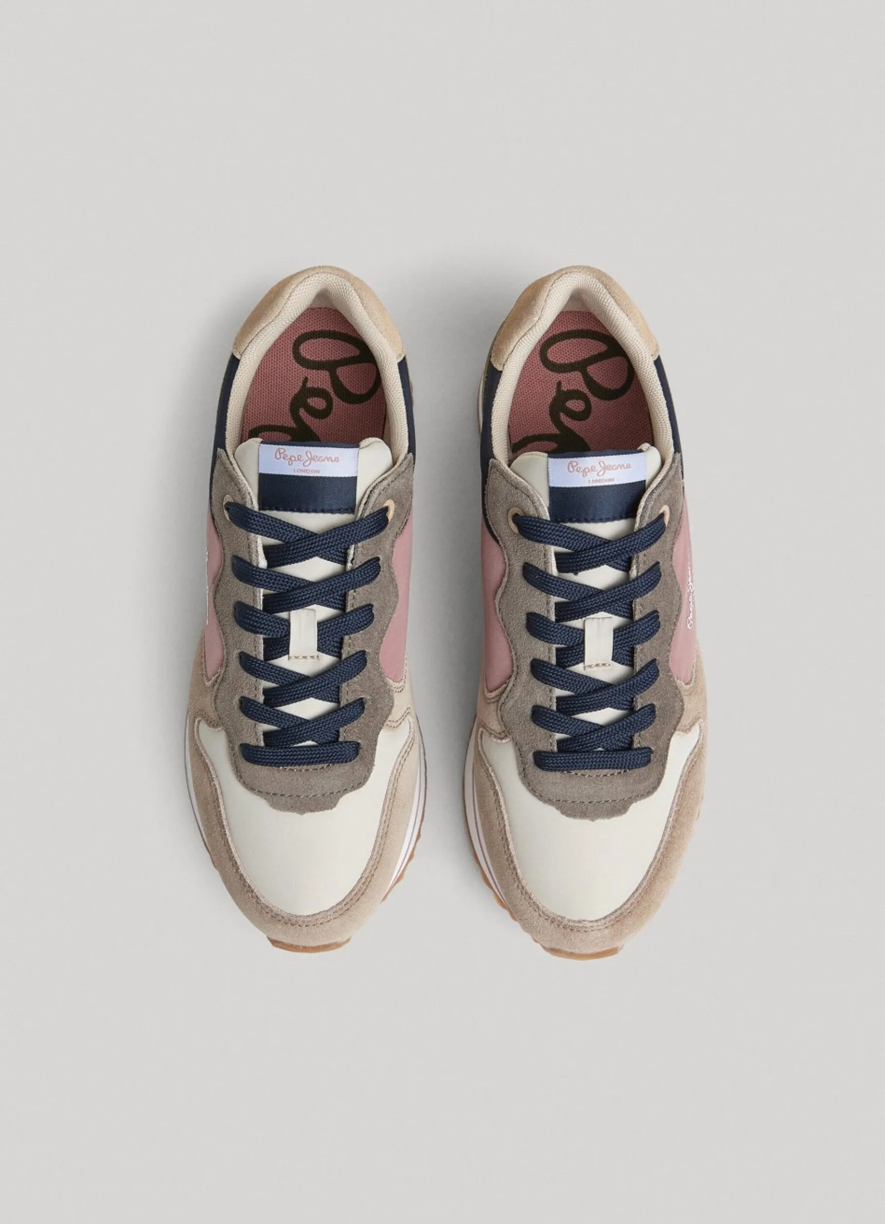 Women Pepe Jeans Rusper Queen Combined Trainers