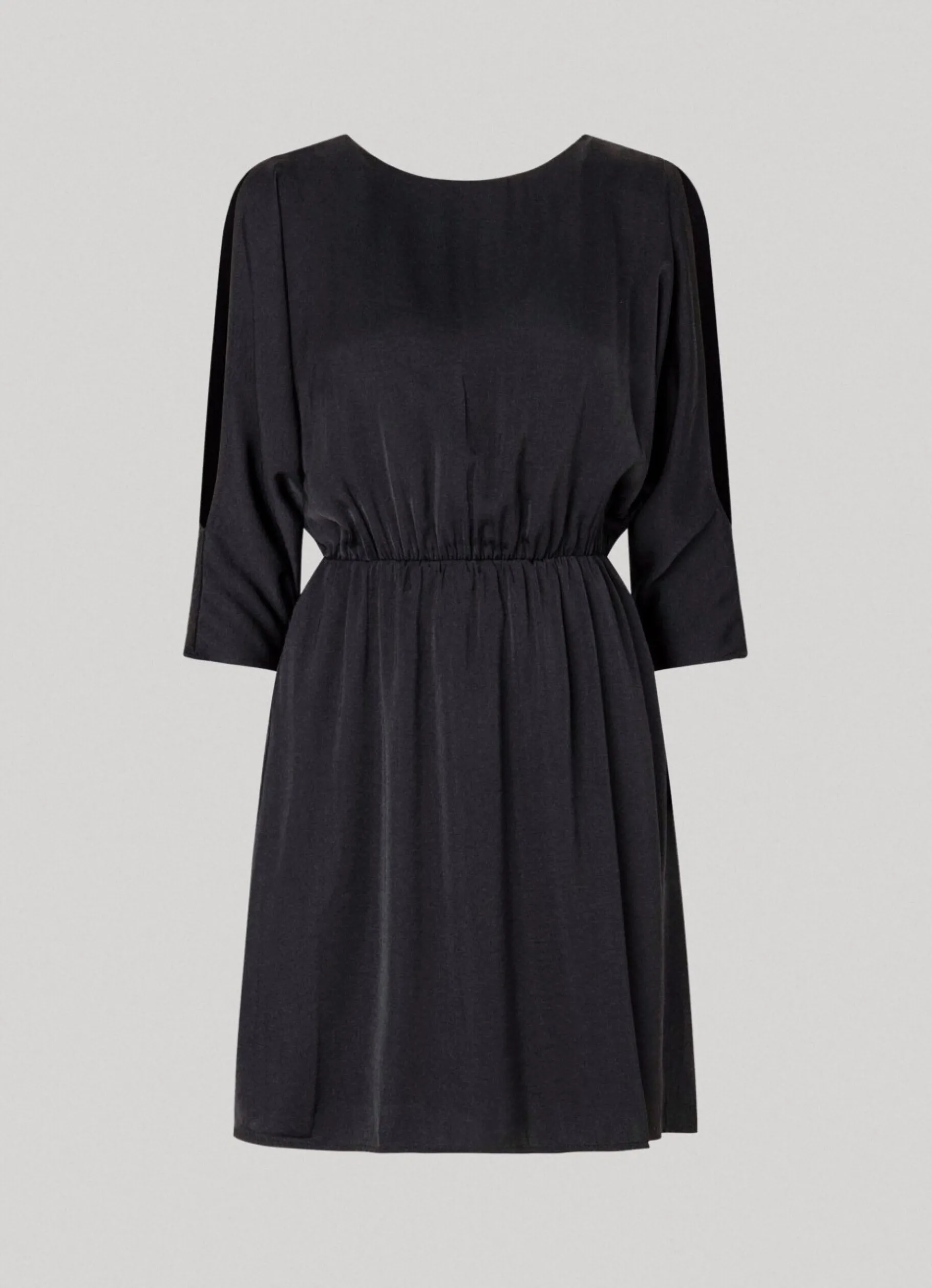 Women Pepe Jeans Satin Dress W/ Batwing Sleeves