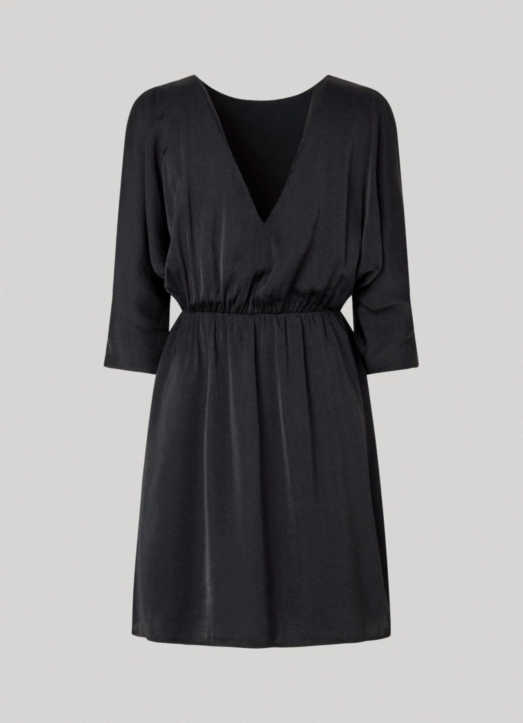 Women Pepe Jeans Satin Dress W/ Batwing Sleeves