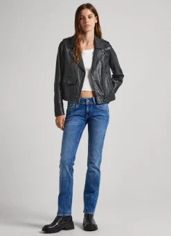 Women Pepe Jeans Saturn Regular Fit Mid-Rise Jeans