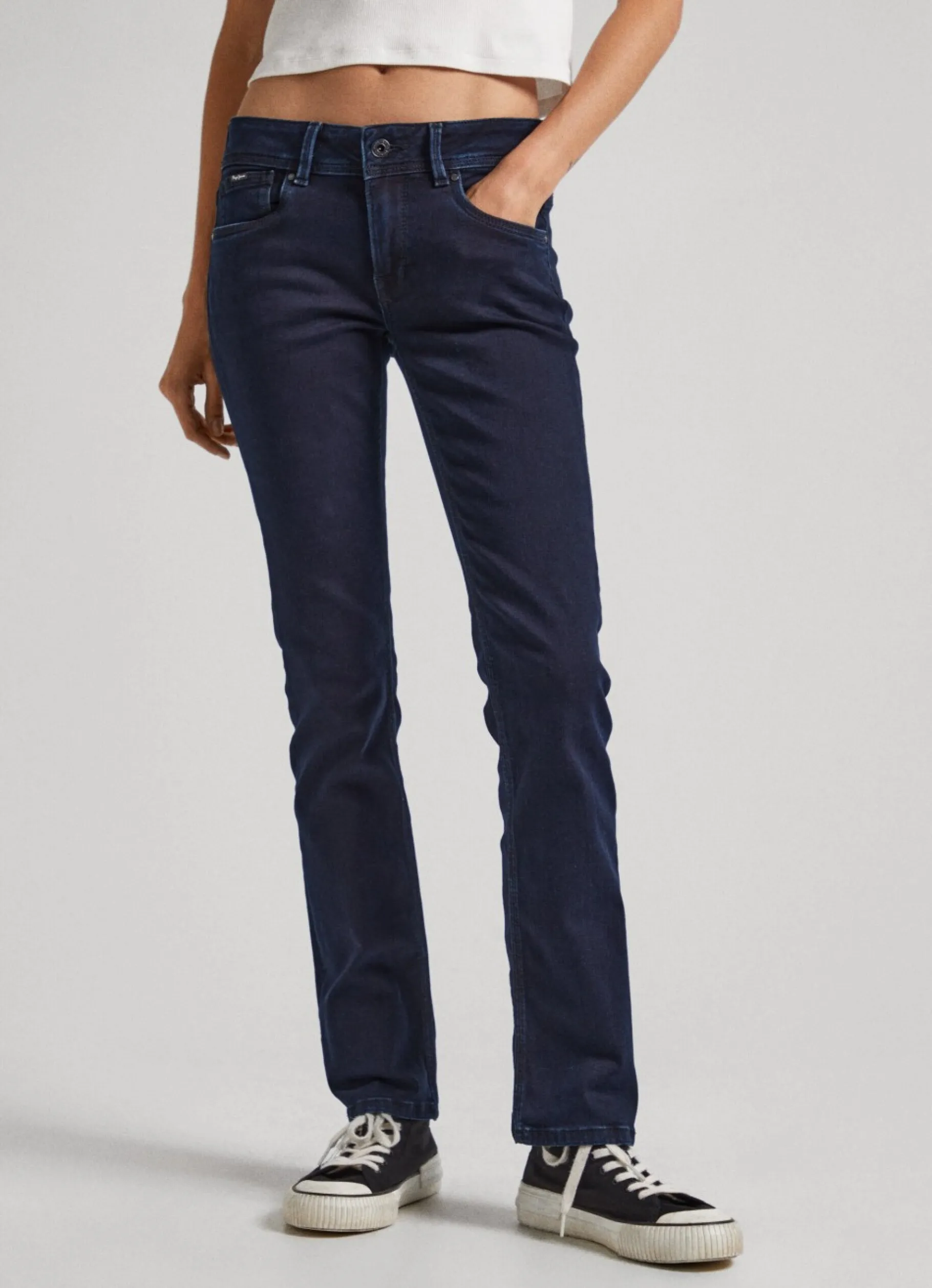 Women Pepe Jeans Saturn Regular Fit Mid-Rise Jeans