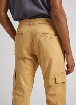 Men Pepe Jeans Sean Regular Fit Chino Trousers