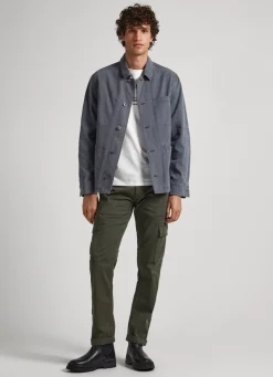 Men Pepe Jeans Sean Regular Fit Chino Trousers