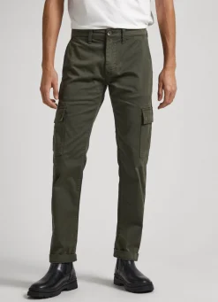 Men Pepe Jeans Sean Regular Fit Chino Trousers