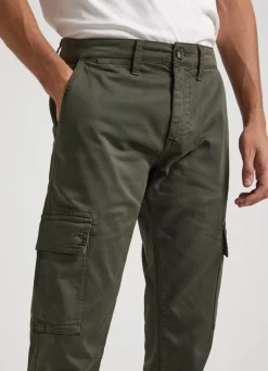 Men Pepe Jeans Sean Regular Fit Chino Trousers