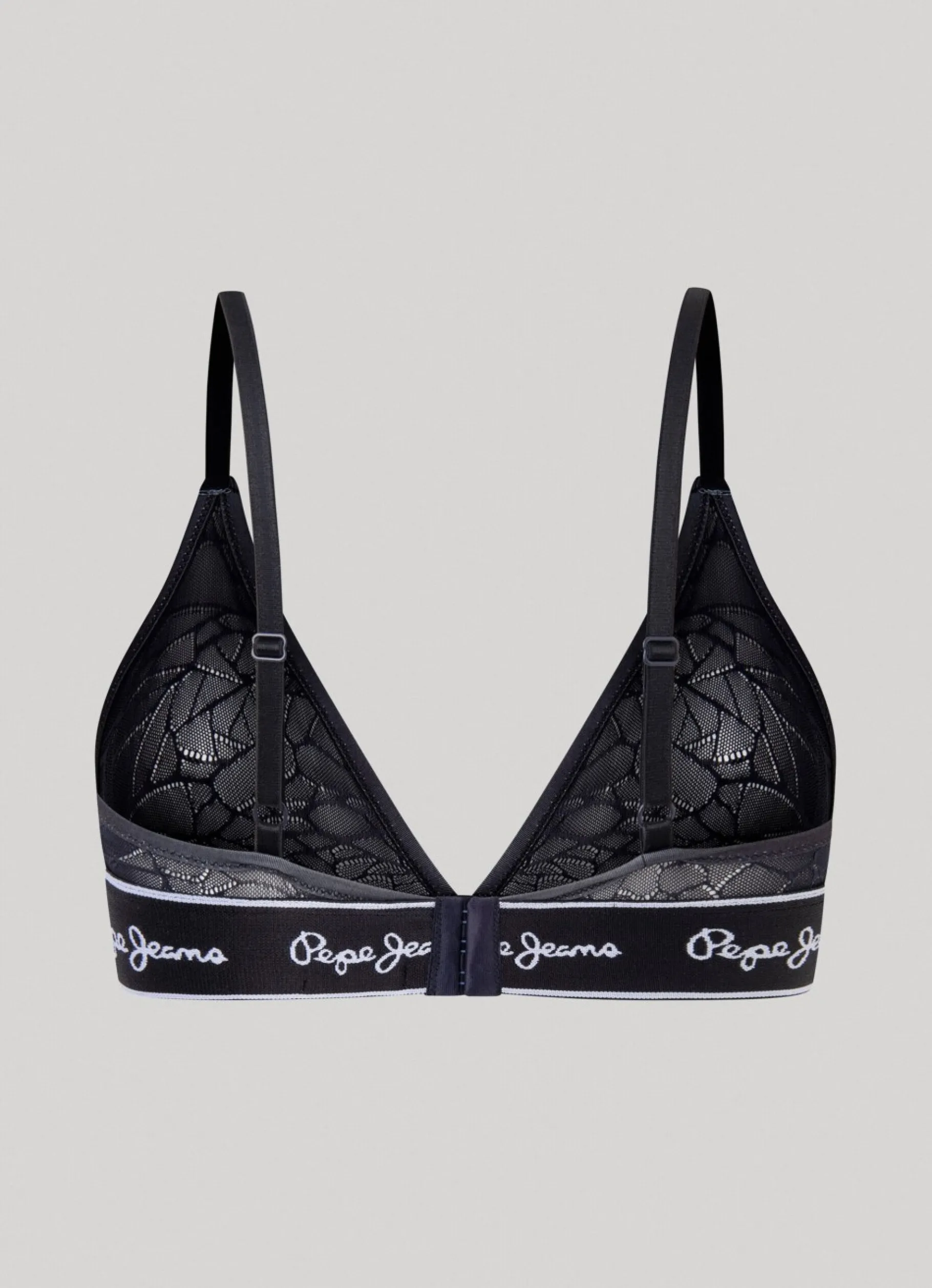 Women Pepe Jeans Semi-Transparent Mesh Bra