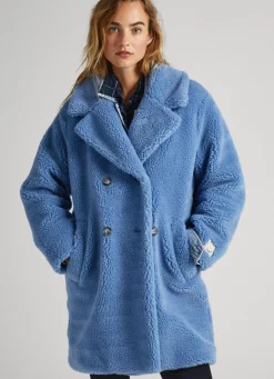 Women Pepe Jeans Sheepskin Coat