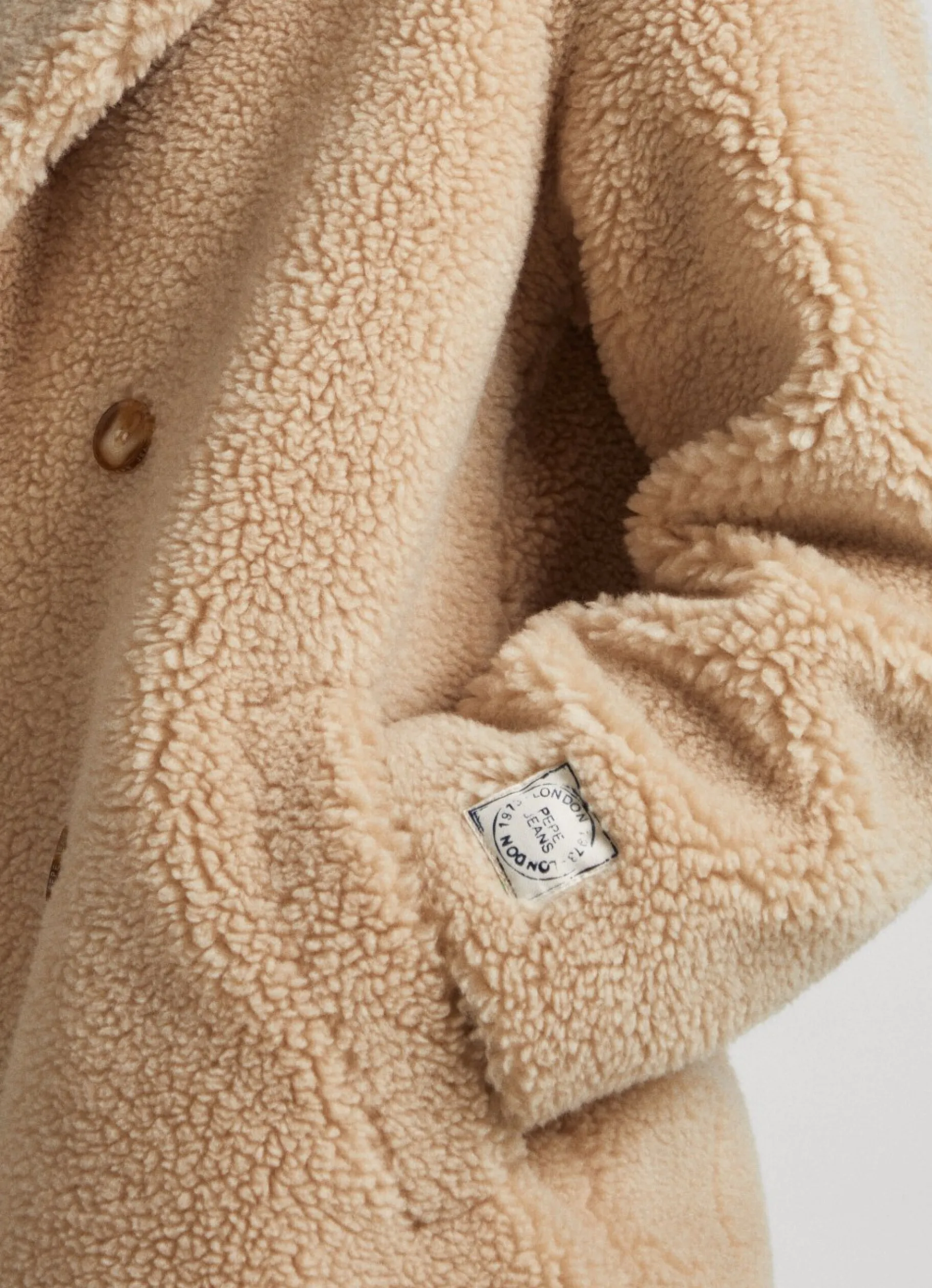 Women Pepe Jeans Sheepskin Coat