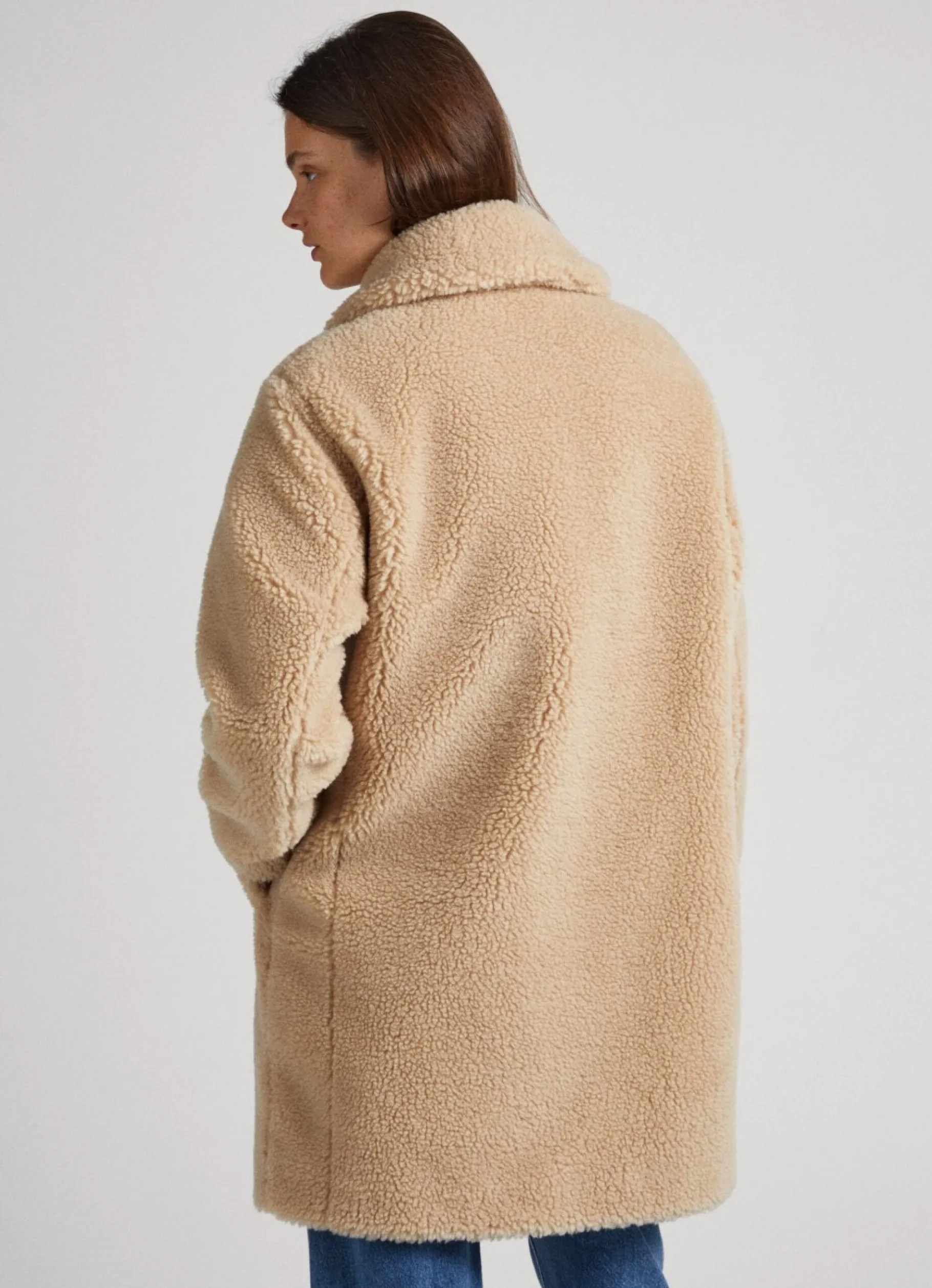 Women Pepe Jeans Sheepskin Coat