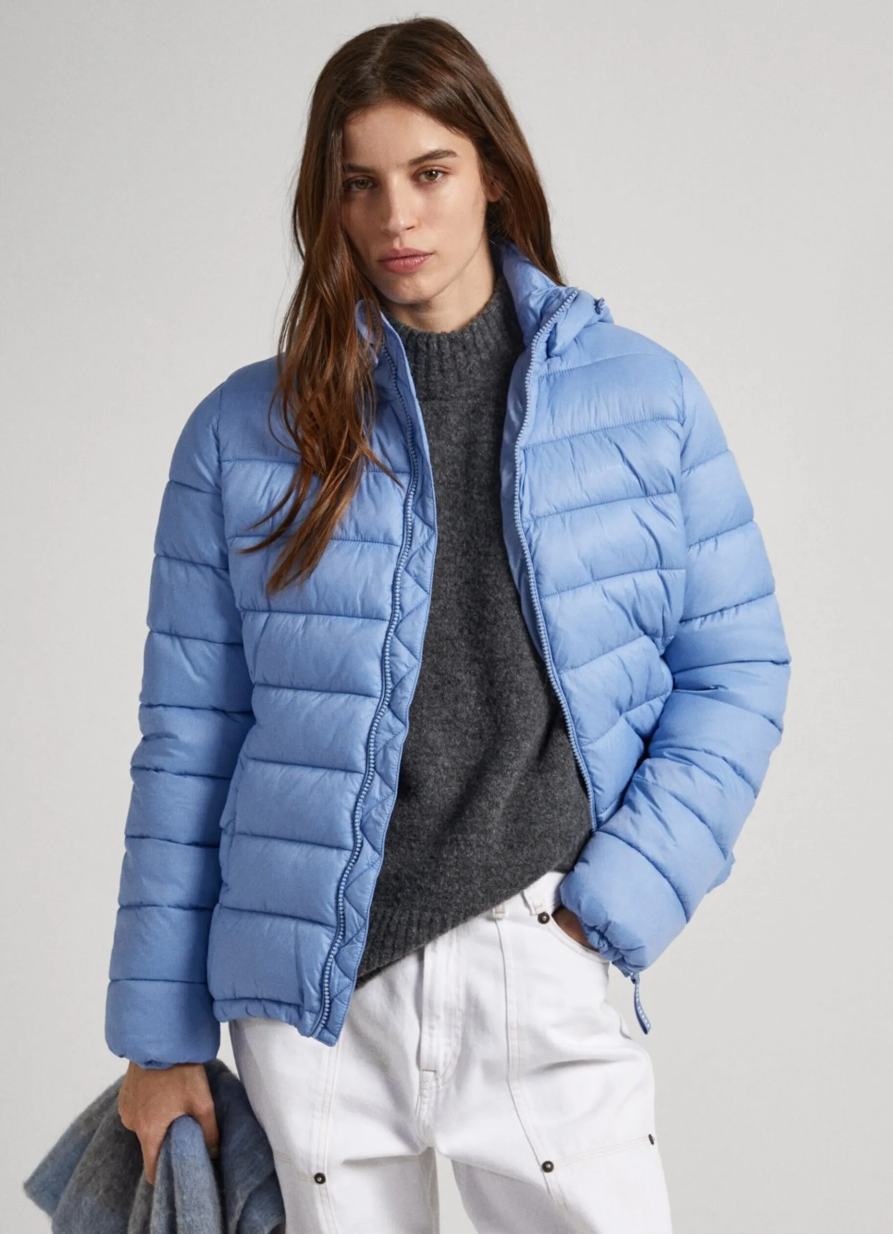 Women Pepe Jeans Short Puffer Jacket