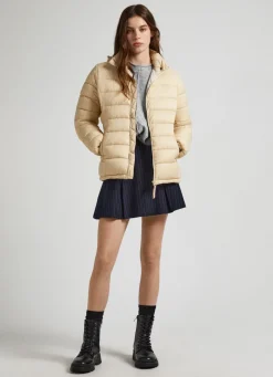 Women Pepe Jeans Short Puffer Jacket