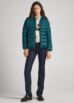 Women Pepe Jeans Short Puffer Jacket