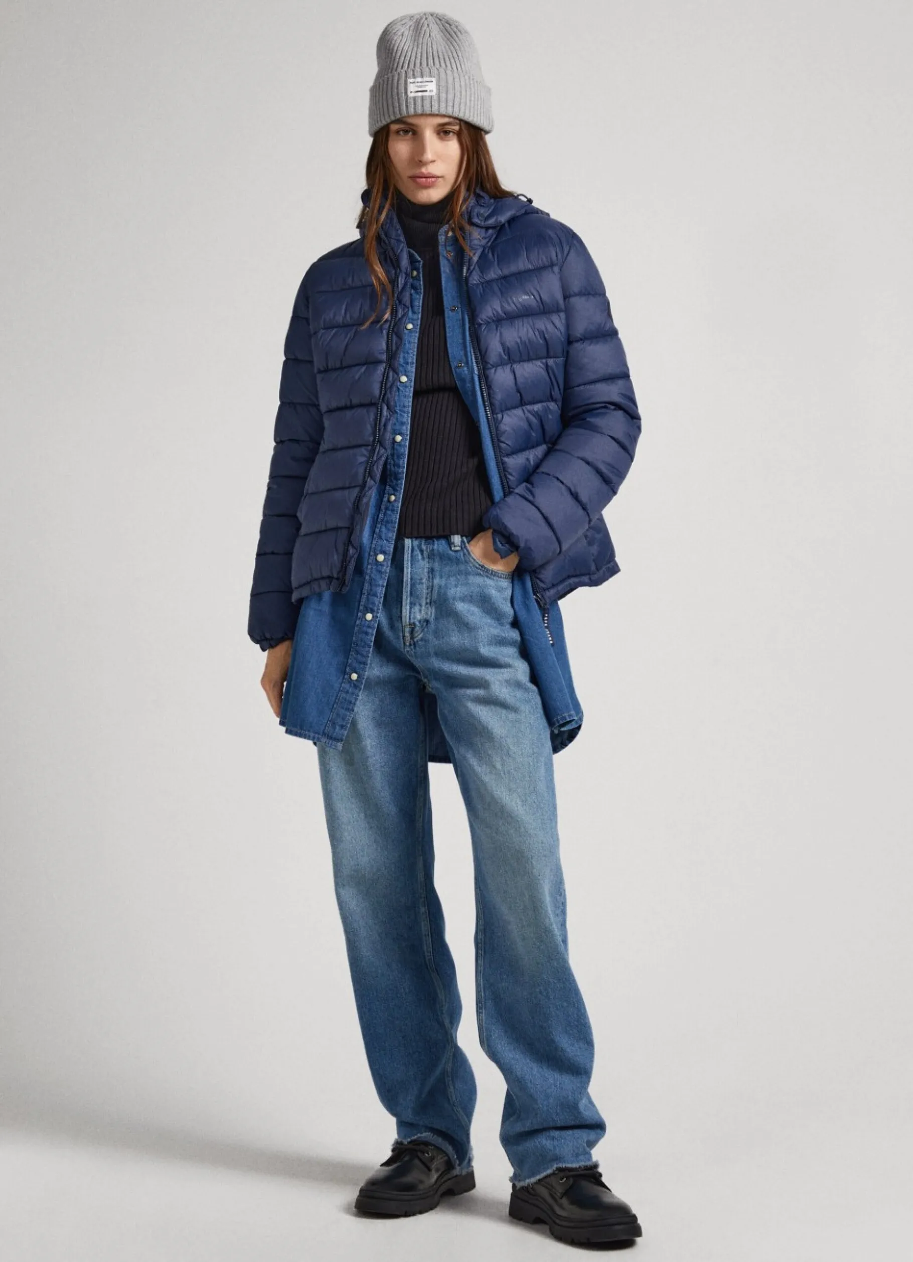 Women Pepe Jeans Short Puffer Jacket