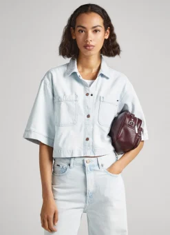 Women Pepe Jeans Short Sleeve Shirt