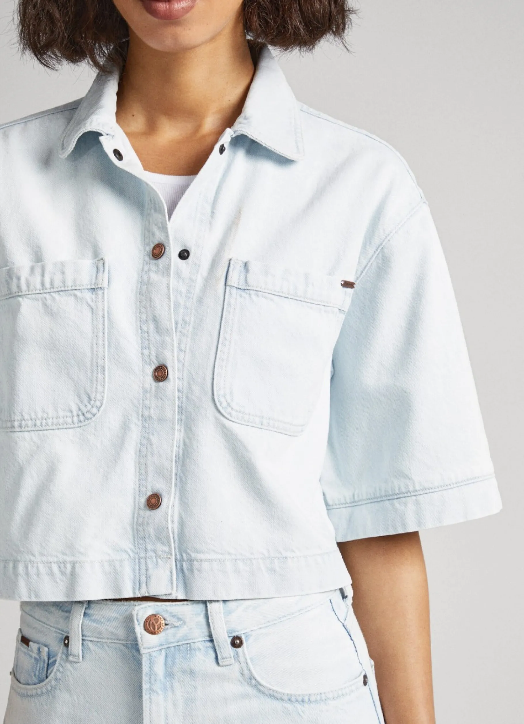 Women Pepe Jeans Short Sleeve Shirt