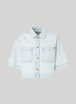 Women Pepe Jeans Short Sleeve Shirt