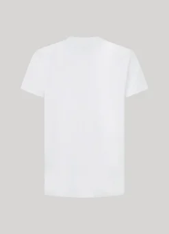 Men Pepe Jeans Short-Sleeved Cotton T-Shirt