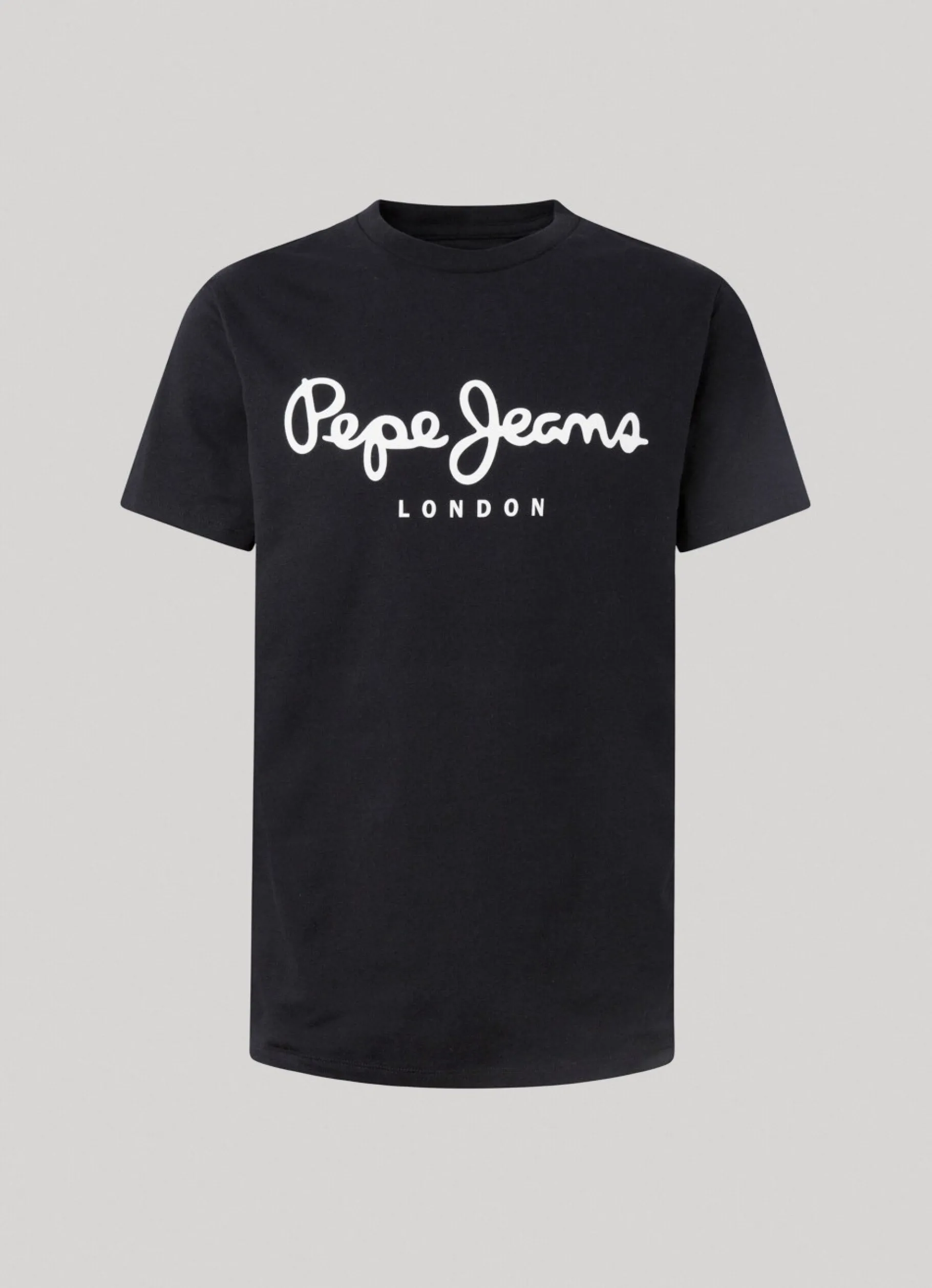Men Pepe Jeans Short-Sleeved Cotton T-Shirt