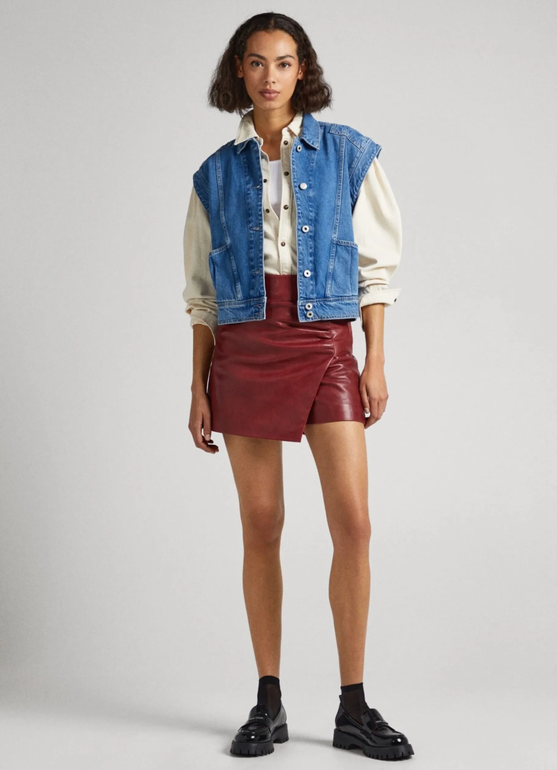 Women Pepe Jeans Sleeveless Jacket