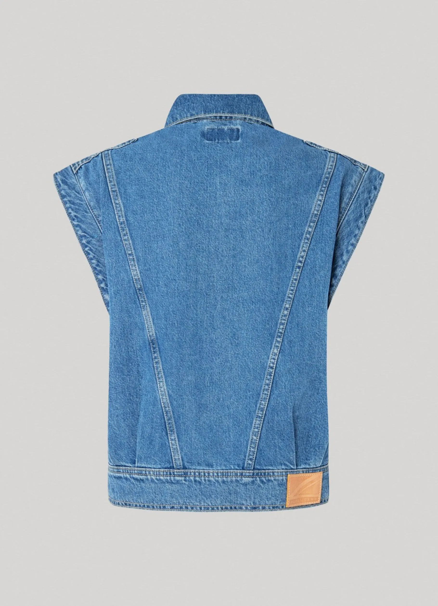 Women Pepe Jeans Sleeveless Jacket