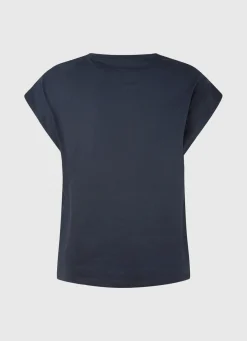Women Pepe Jeans Sleeveless T-Shirt With Printed Logo
