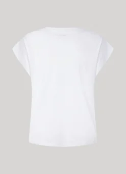 Women Pepe Jeans Sleeveless T-Shirt With Printed Logo