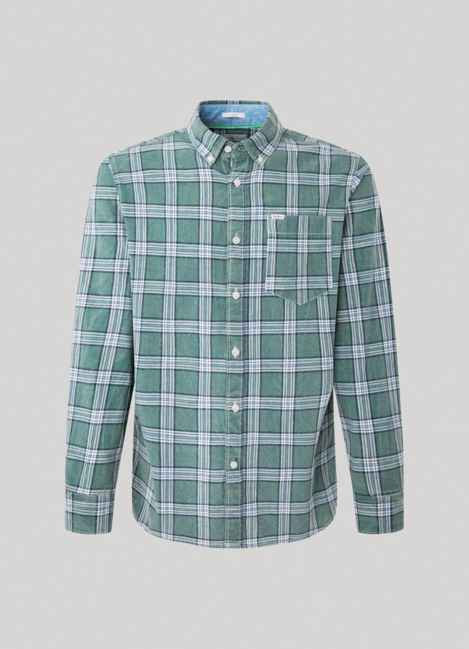 Men Pepe Jeans Slim Fit Check Shirt