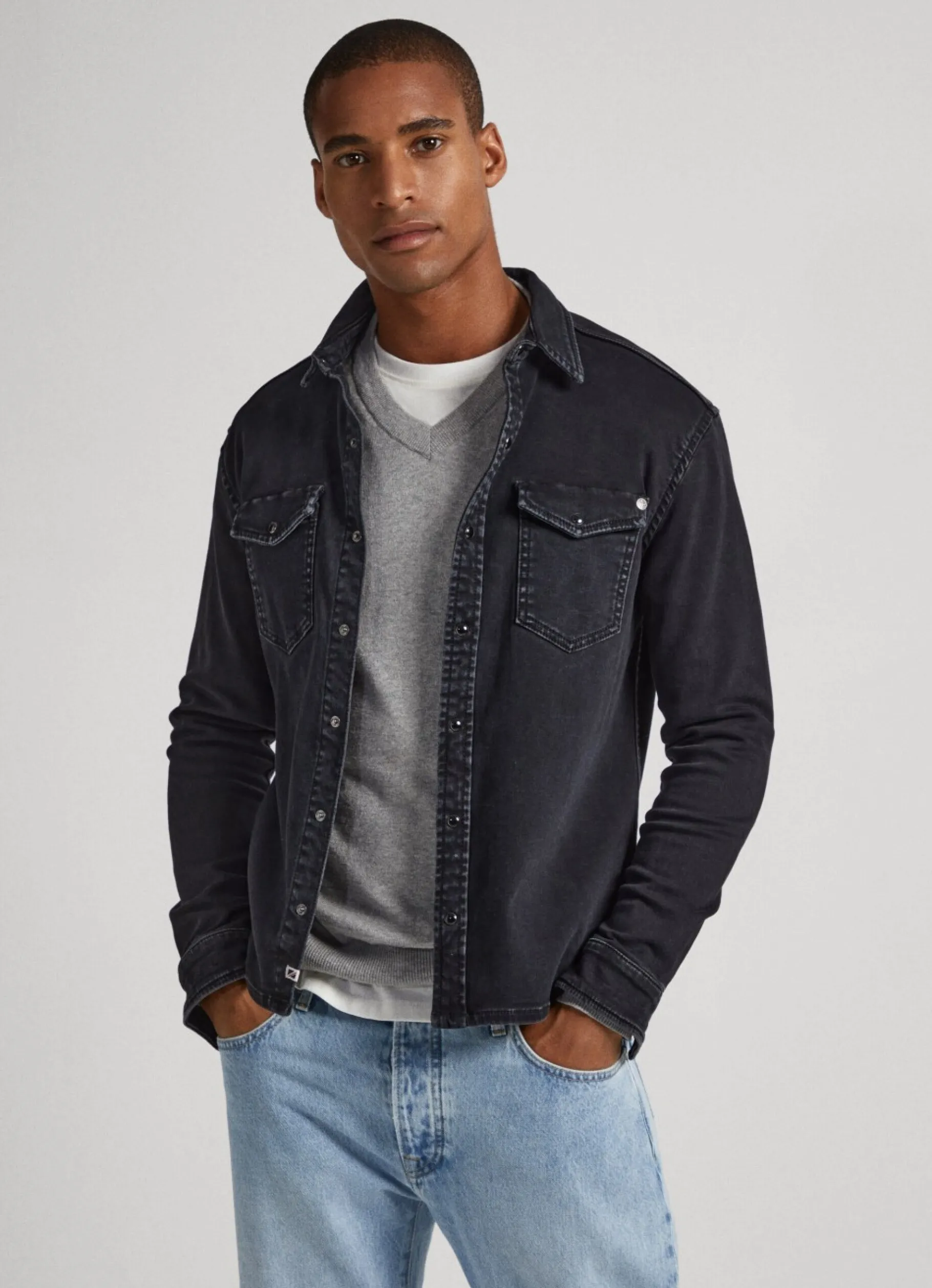 Men Pepe Jeans Slim Fit Gymdigo Shirt