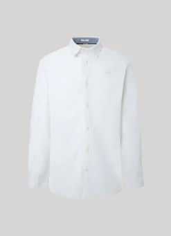 Men Pepe Jeans Slim Fit Poplin Shirt