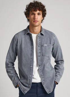 Men Pepe Jeans Slim Fit Shirt