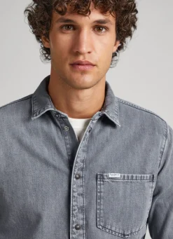 Men Pepe Jeans Slim Fit Shirt