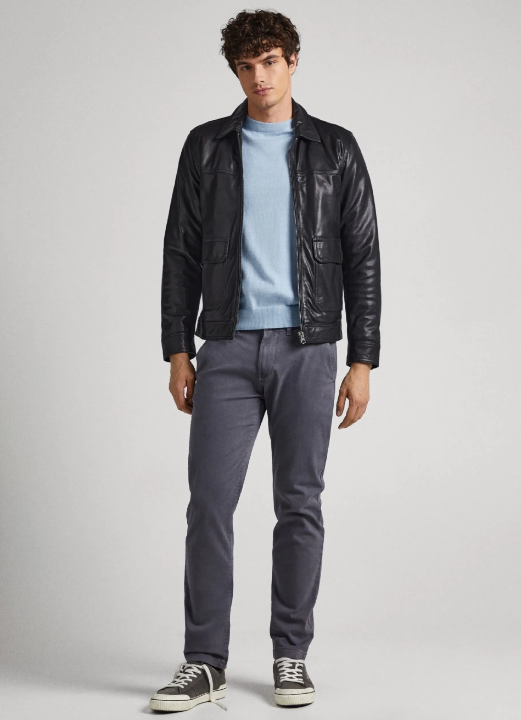 Men Pepe Jeans Sloane Regular Chino Trousers