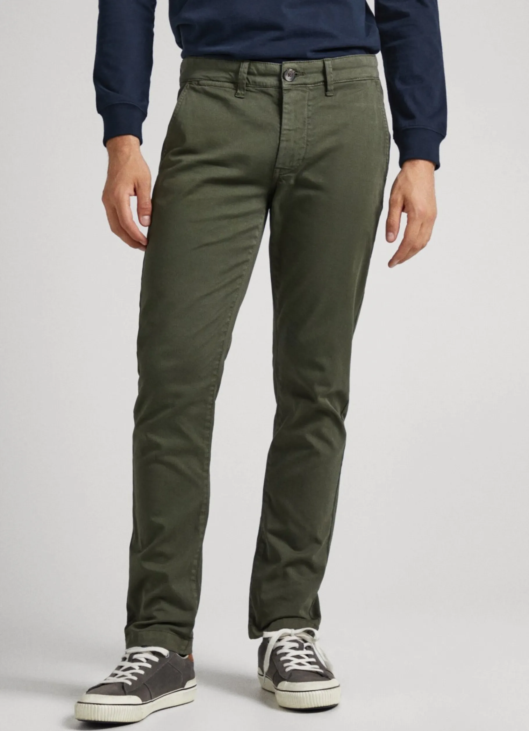 Men Pepe Jeans Sloane Regular Chino Trousers