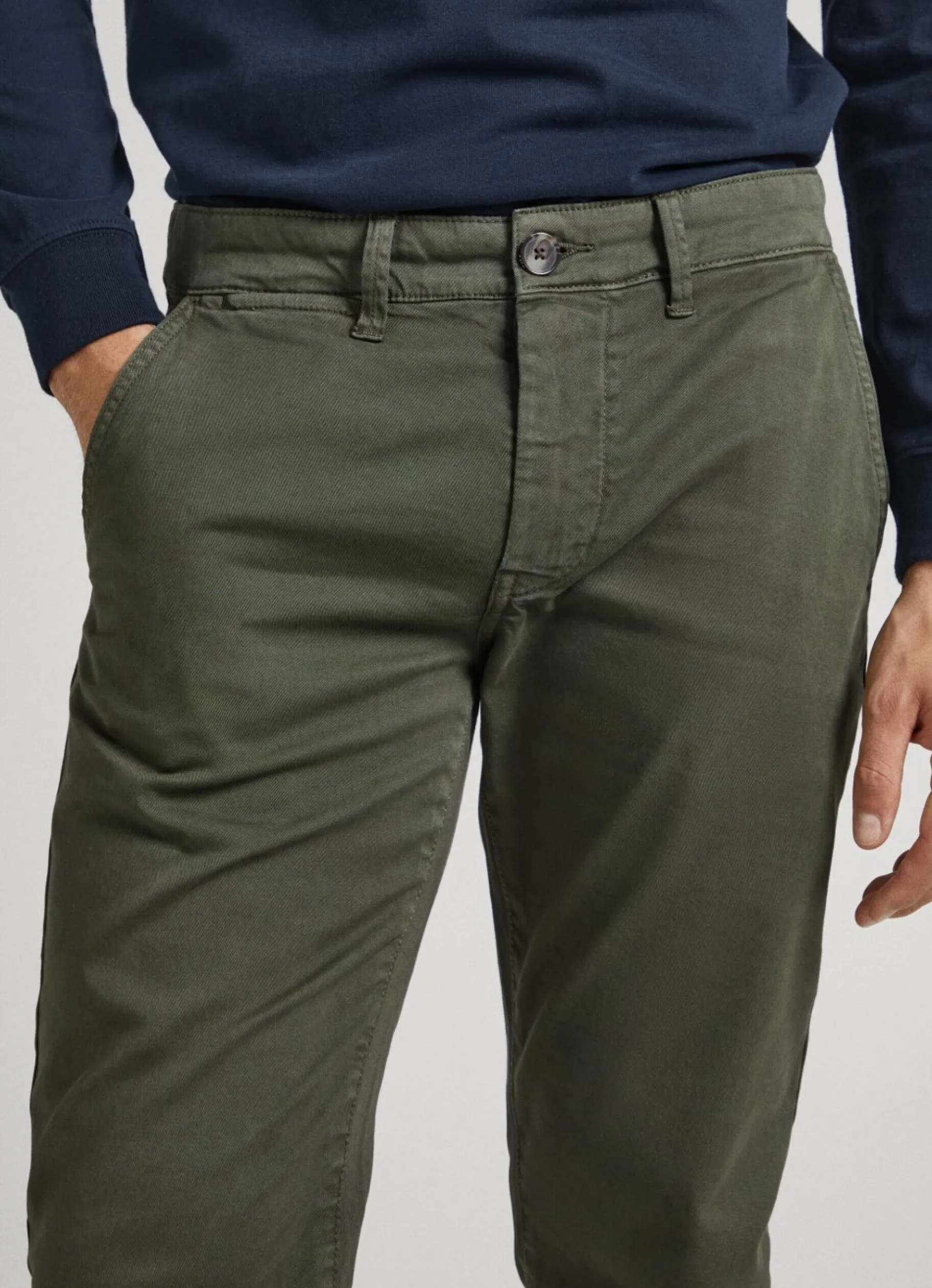 Men Pepe Jeans Sloane Regular Chino Trousers