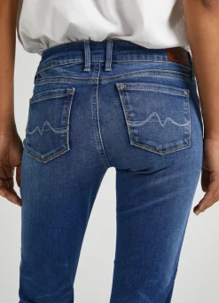 Women Pepe Jeans Soho Mid-Rise Skinny Jeans