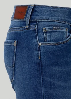 Women Pepe Jeans Soho Mid-Rise Skinny Jeans