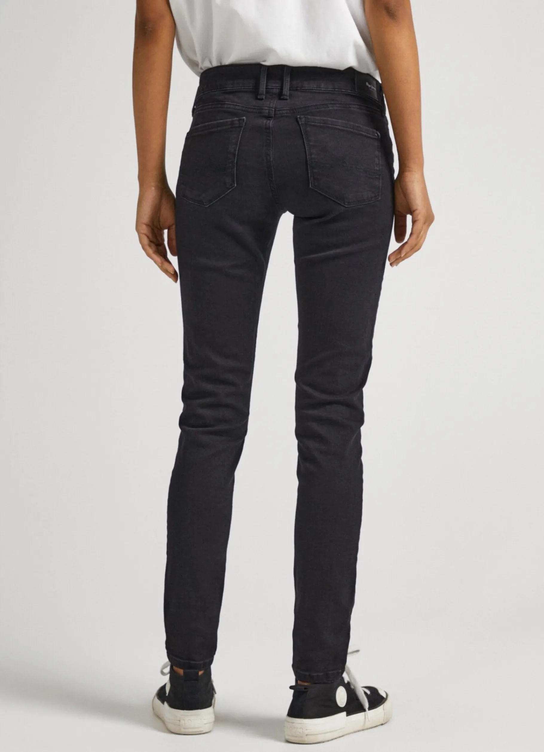 Women Pepe Jeans Soho Mid-Rise Skinny Jeans