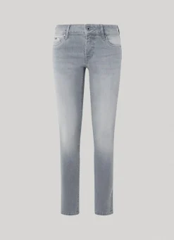 Women Pepe Jeans Soho Skinny Fit Mid-Rise Jeans
