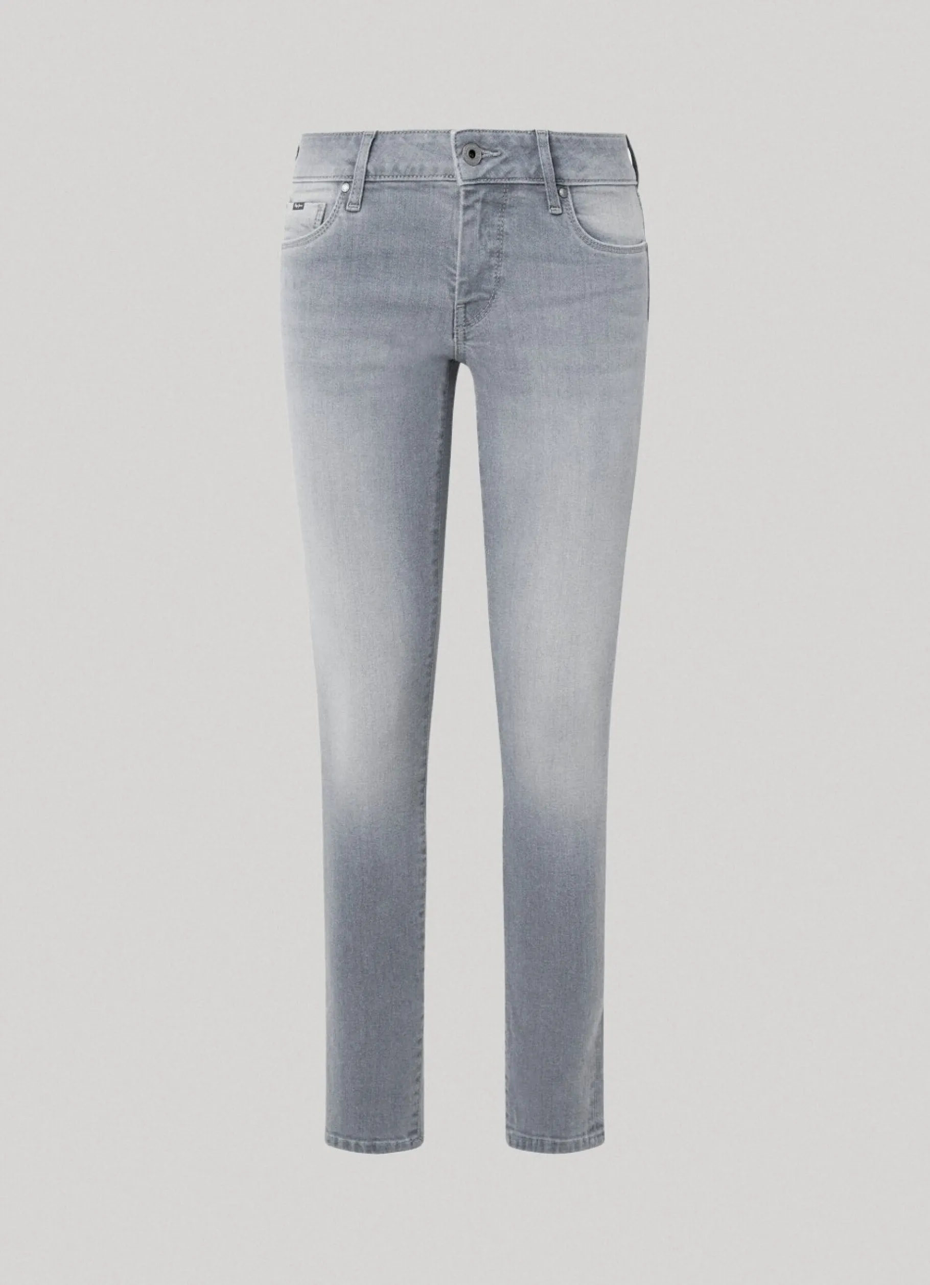 Women Pepe Jeans Soho Skinny Fit Mid-Rise Jeans
