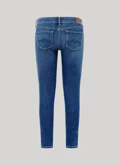 Women Pepe Jeans Soho Skinny Fit Mid-Rise Jeans