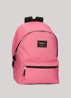 Women Pepe Jeans Solid Colour School Backpack