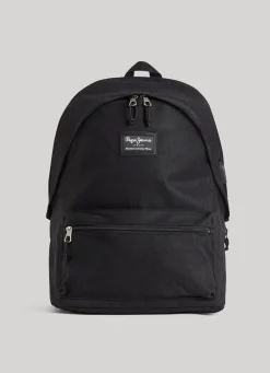 Men Pepe Jeans Solid Colour School Backpack