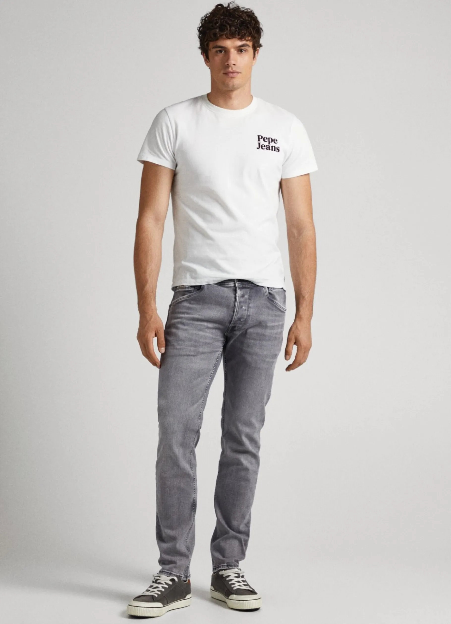 Men Pepe Jeans Spike Regular Fit Mid-Rise Jeans