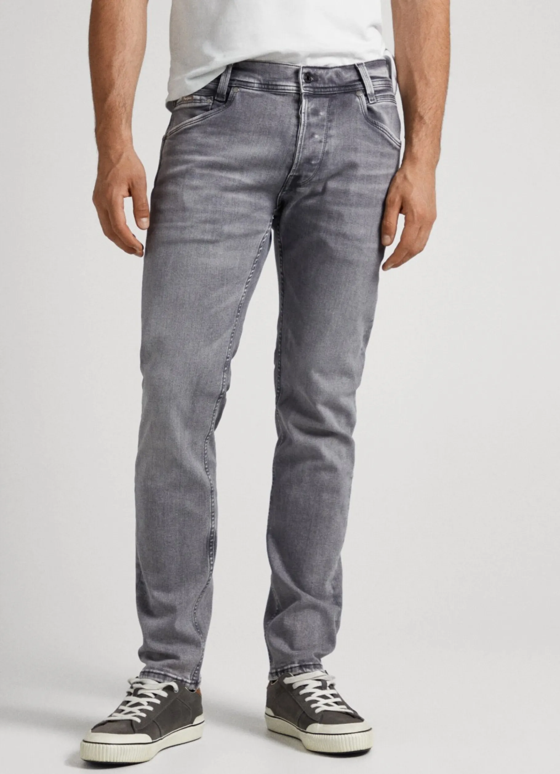 Men Pepe Jeans Spike Regular Fit Mid-Rise Jeans